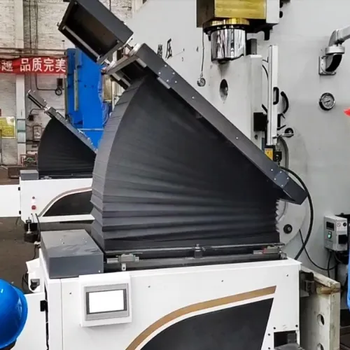 Sheet follower for torsion bar press brake
