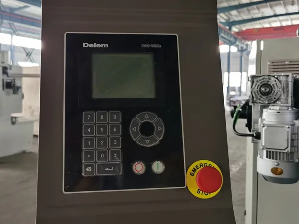 Delem DAC360T Control System provides accurate backgauge positioning with CNC functionality