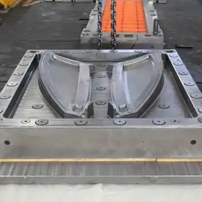 FRP car part mould and finish sample