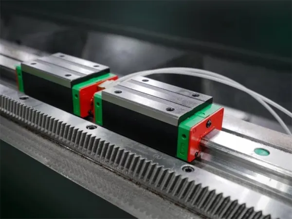 HIWIN guide rail, gear rack transmission system improve cutting speed 